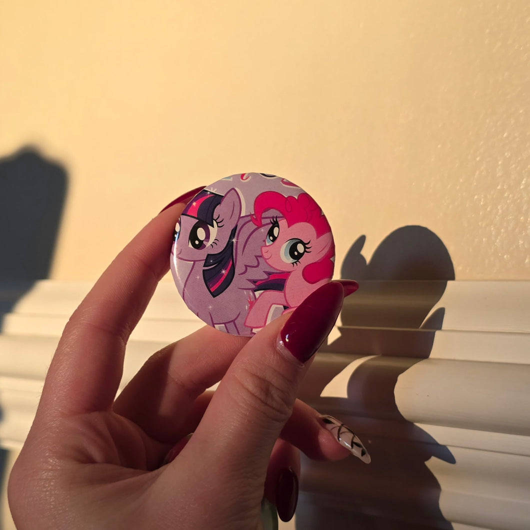 Ponies Button Pin