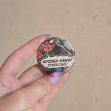 Load image into Gallery viewer, Spidey Button Pin
