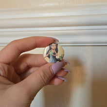 Load image into Gallery viewer, Water Fairy Button Pin
