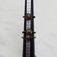 Load image into Gallery viewer, Gemstone and Bronze Ring
