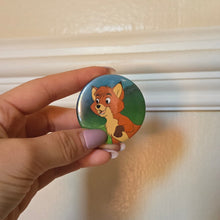 Load image into Gallery viewer, Fox Button Pin
