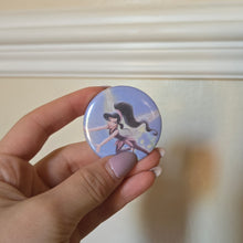 Load image into Gallery viewer, Fast Flying Fairy Button Pin
