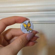 Load image into Gallery viewer, Butterfly Button Pin
