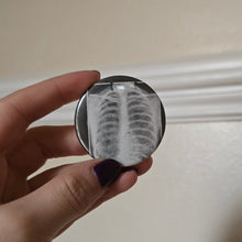 Load image into Gallery viewer, Ribcage Button Pin
