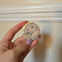 Load image into Gallery viewer, Bear Button Pin
