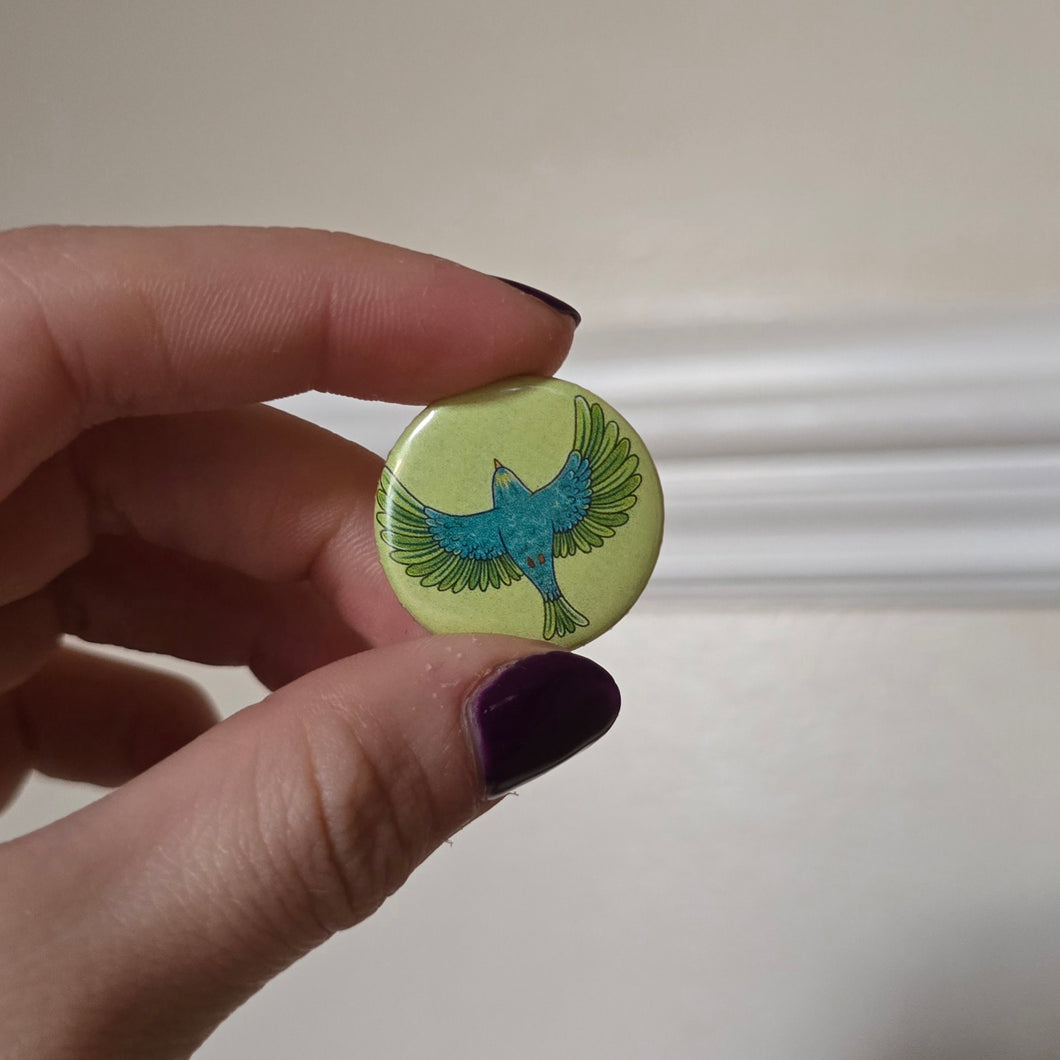 Bird Button Pin