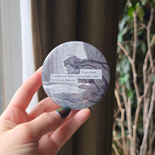Load image into Gallery viewer, Dracula Button Pin
