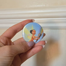 Load image into Gallery viewer, Light Fairy Button Pin
