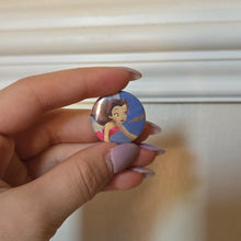 Load image into Gallery viewer, Garden Fairy Button Pin
