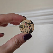Load image into Gallery viewer, Sylvester Button Pin
