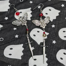 Load image into Gallery viewer, Death's Blade Earrings
