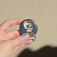 Load image into Gallery viewer, Sugar Skull Button Pin
