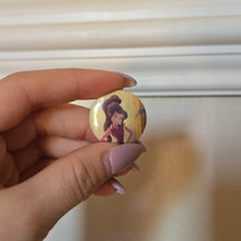 Load image into Gallery viewer, Fast Flying Fairy Button Pin
