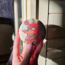 Load image into Gallery viewer, Fox Button Pin
