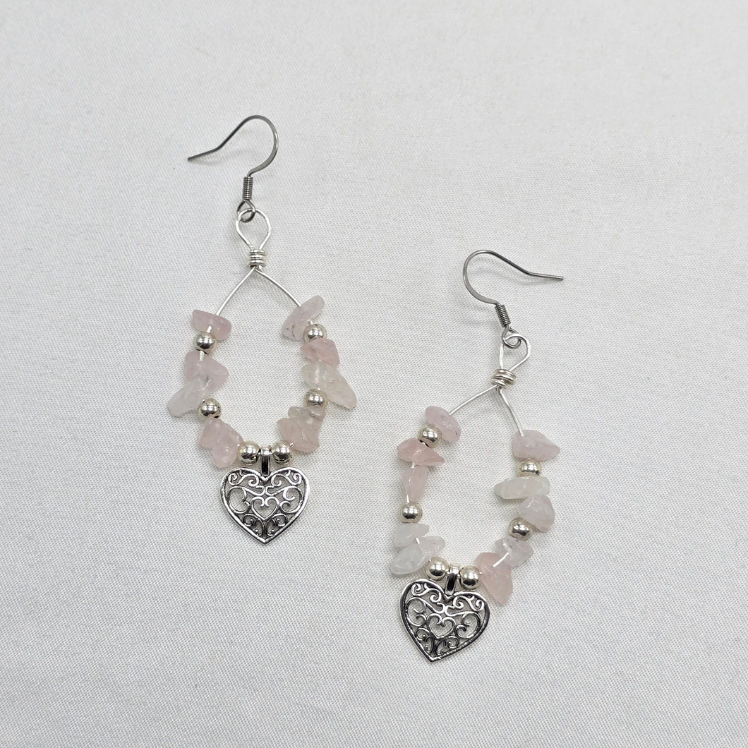 Heart Crystal Earrings