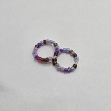 Load image into Gallery viewer, Purple Seed Bead Ring
