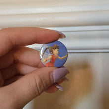Load image into Gallery viewer, Animal Fairy Button Pin
