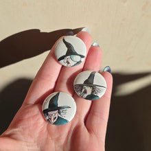 Load image into Gallery viewer, 3 Witches Brew Button Pin Set
