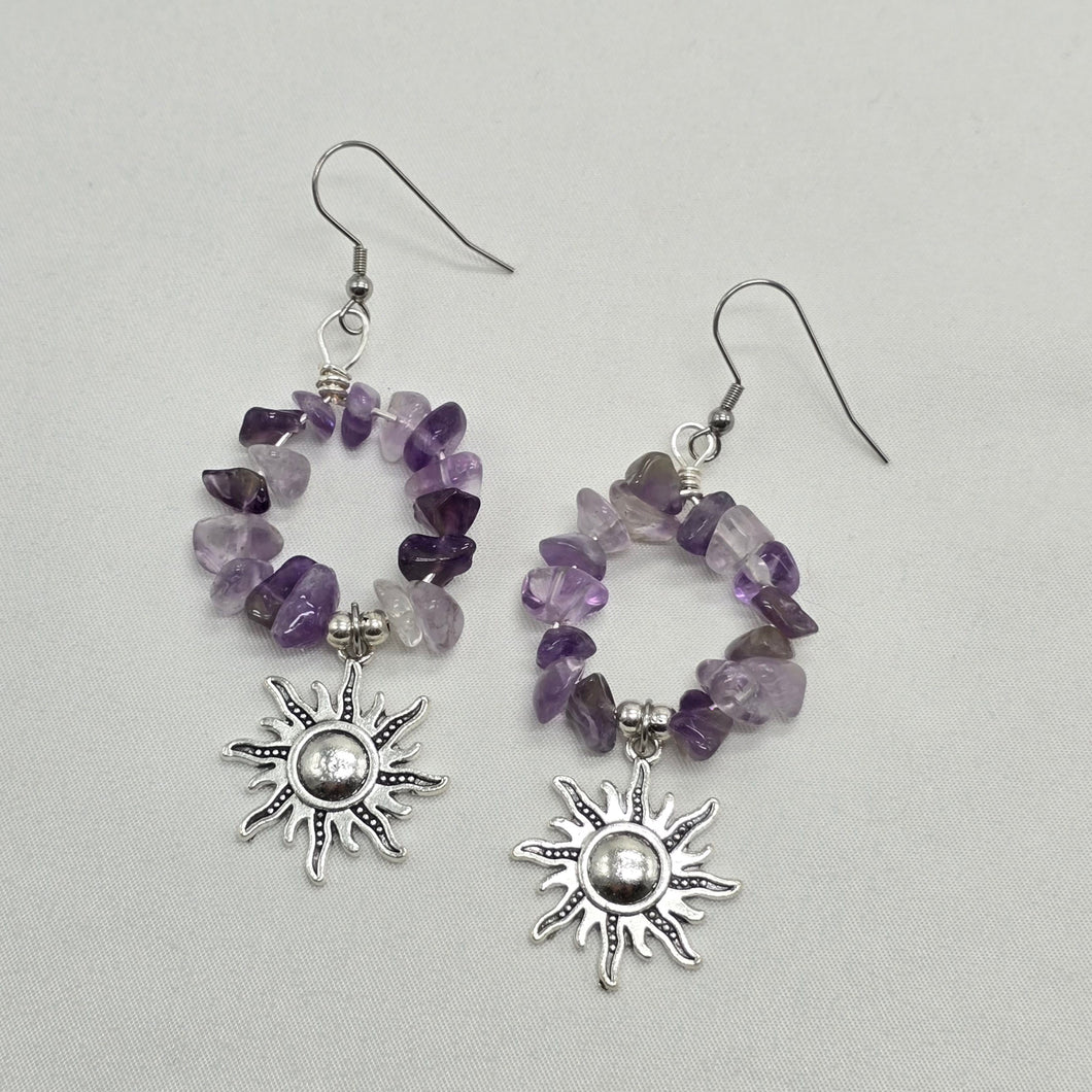 Sun Crystal Earrings