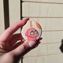 Load image into Gallery viewer, Cupcake Button Pin
