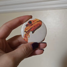 Load image into Gallery viewer, Dino Skeleton Button Pin
