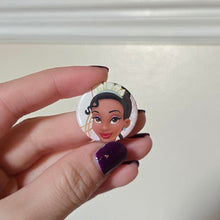 Load image into Gallery viewer, Princess Button Pin
