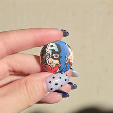 Load image into Gallery viewer, Captain America Button Pin
