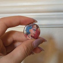 Load image into Gallery viewer, Mermaid Button Pin
