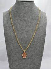 Load image into Gallery viewer, Ginerbread Man Enamel Necklace
