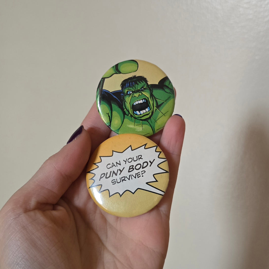 Superhero Pin Set