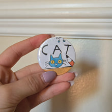 Load image into Gallery viewer, Cat Button Pin

