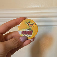 Load image into Gallery viewer, Bird Button Pin

