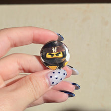 Load image into Gallery viewer, Ninja Button Pin

