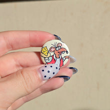 Load image into Gallery viewer, Rat Button Pin
