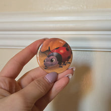 Load image into Gallery viewer, Ladybug Button Pin
