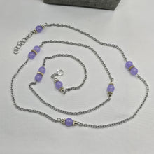 Load image into Gallery viewer, Lavender Amethyst Necklace
