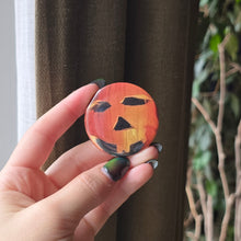 Load image into Gallery viewer, Pumpkin Button Pin
