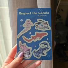 Load image into Gallery viewer, Respect the Locals Sticker Sheet

