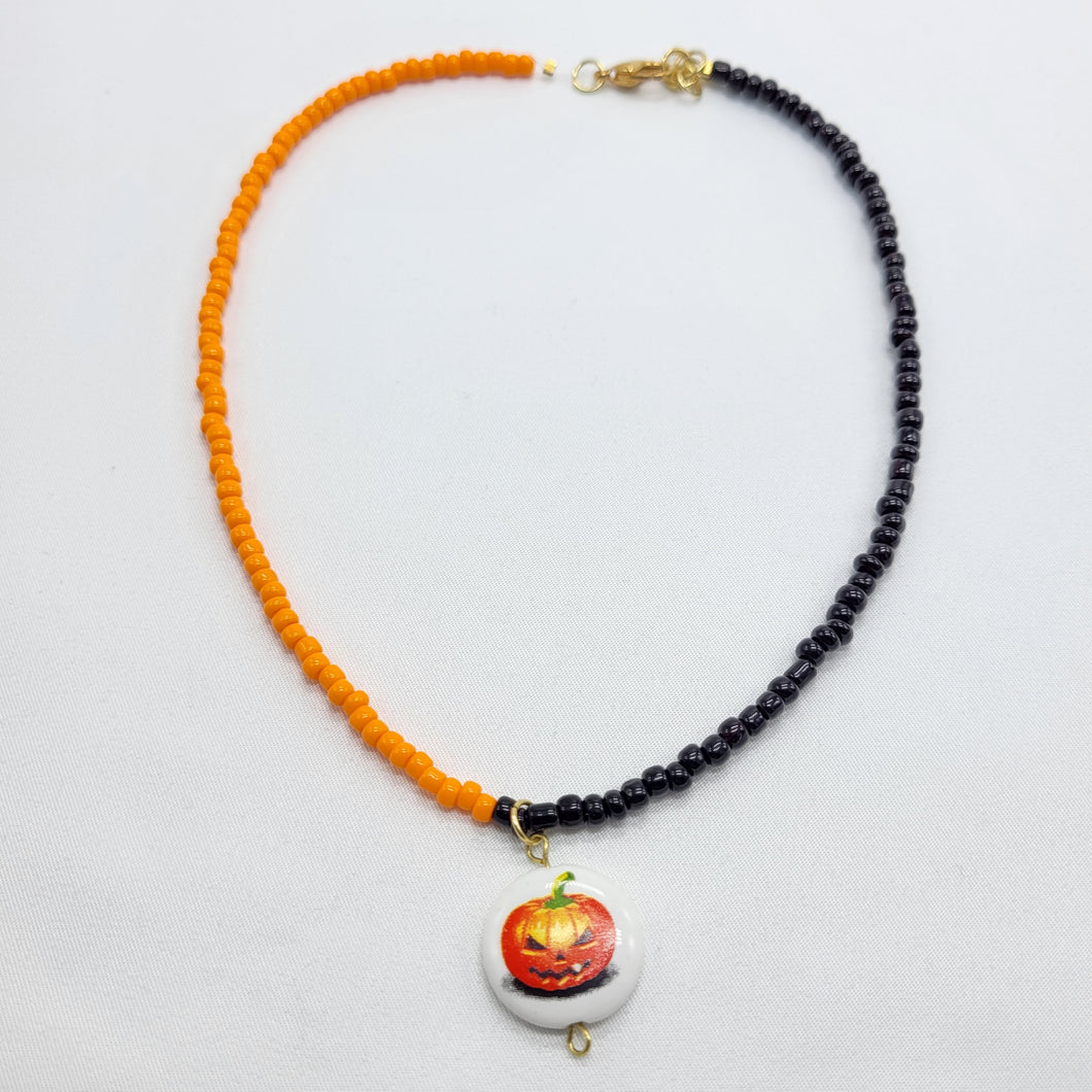 Jack O Lantern Necklace