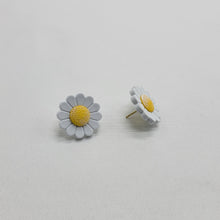 Load image into Gallery viewer, Cute as a Button Sunflower Earrings
