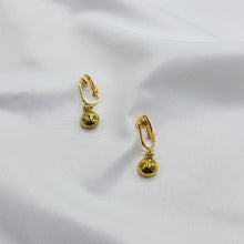Load image into Gallery viewer, Golden Lady Bug Earrings
