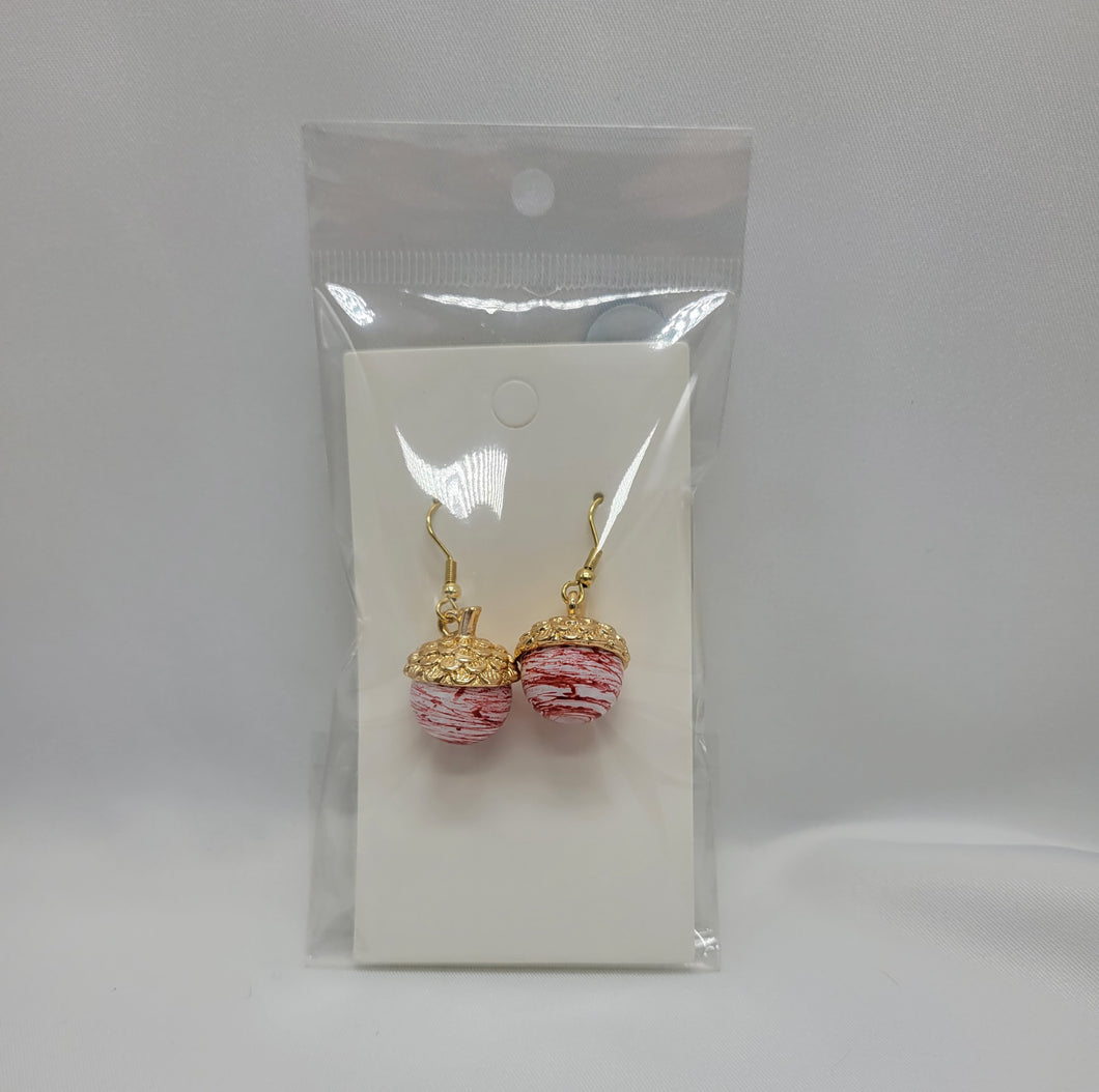 Christmas Acorn Earrings