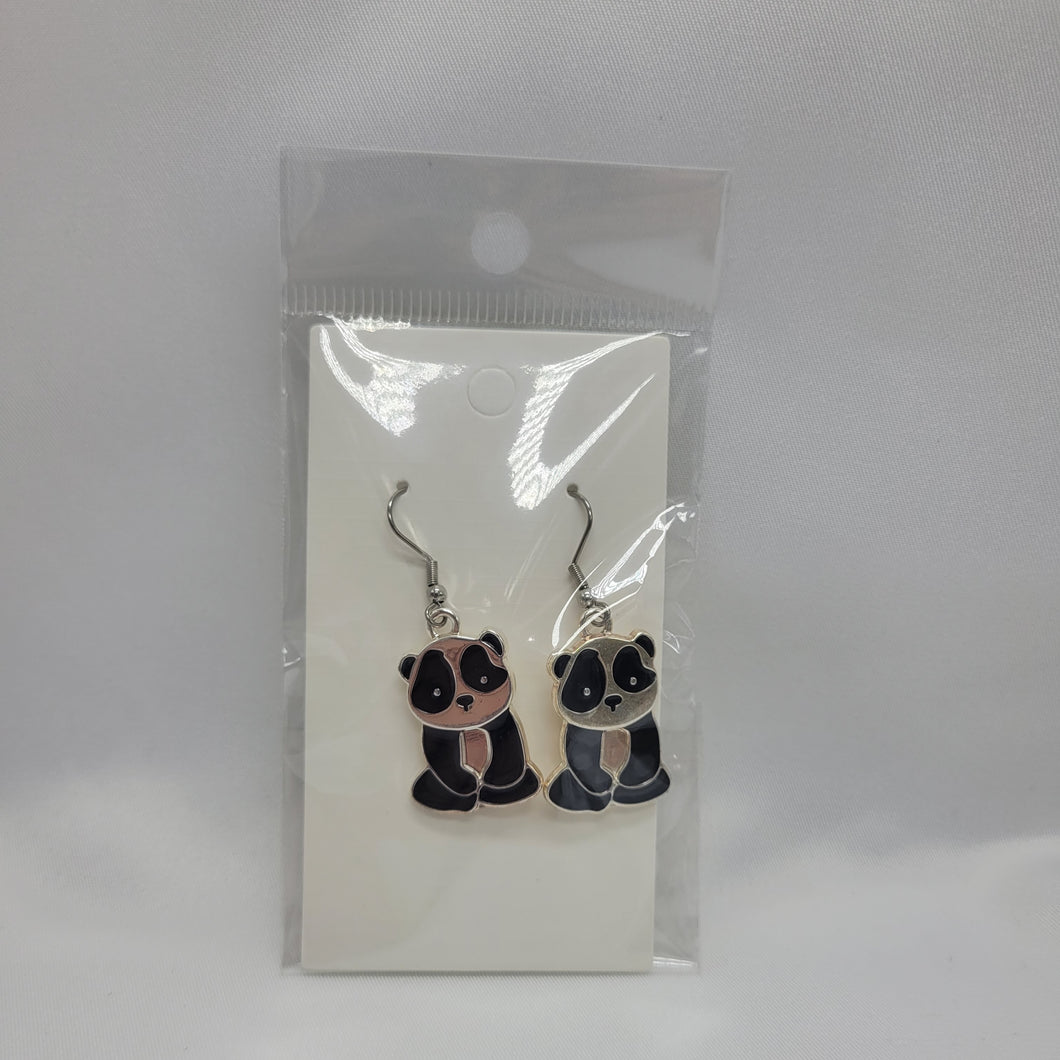 Panda Earrings