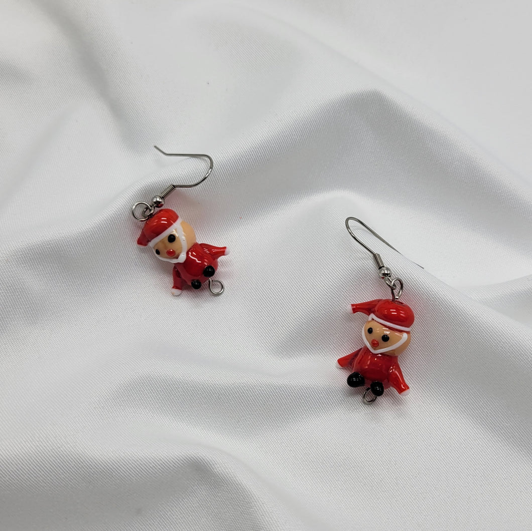 Santa Earrings