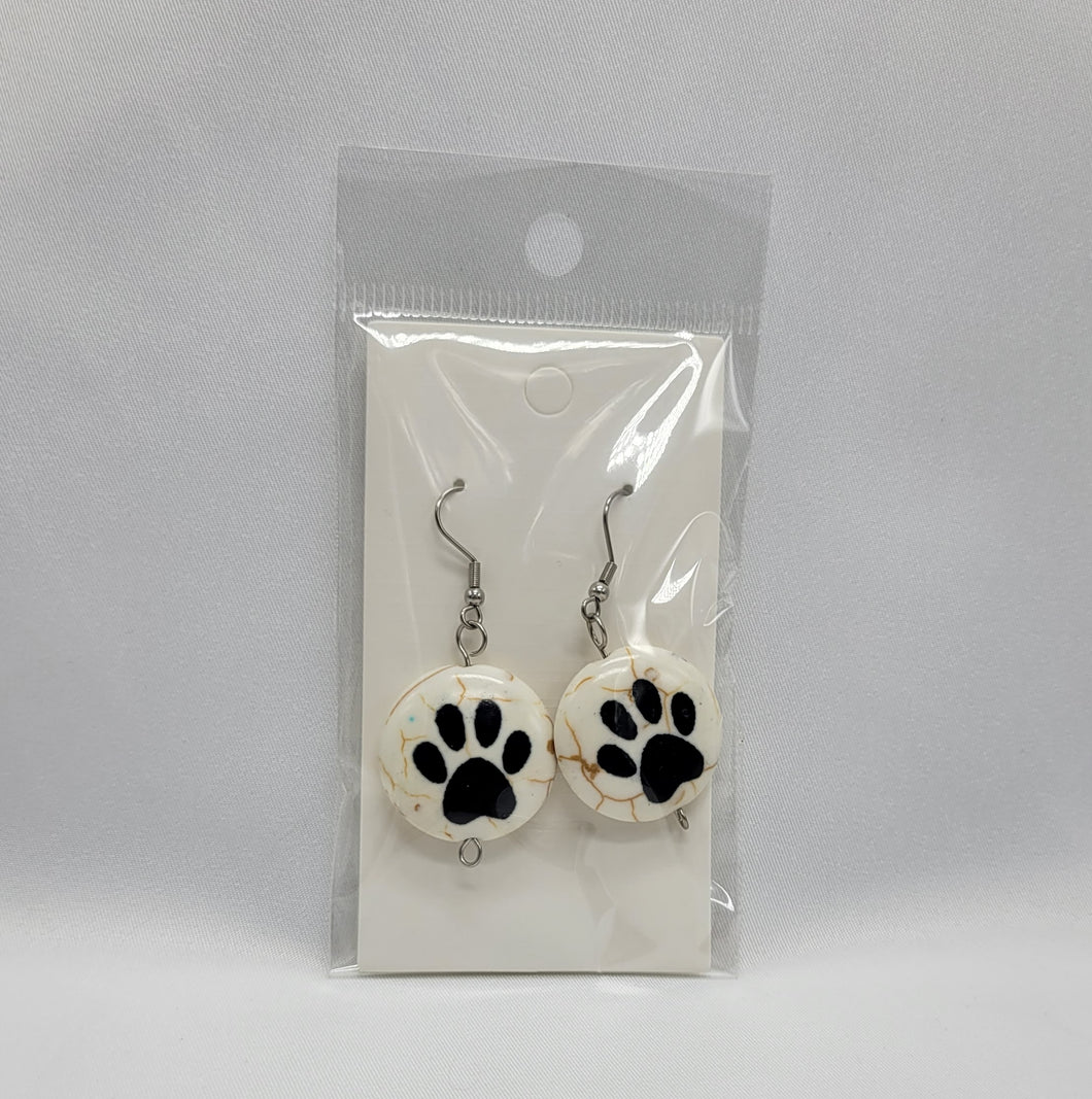 Paw Print Earrings