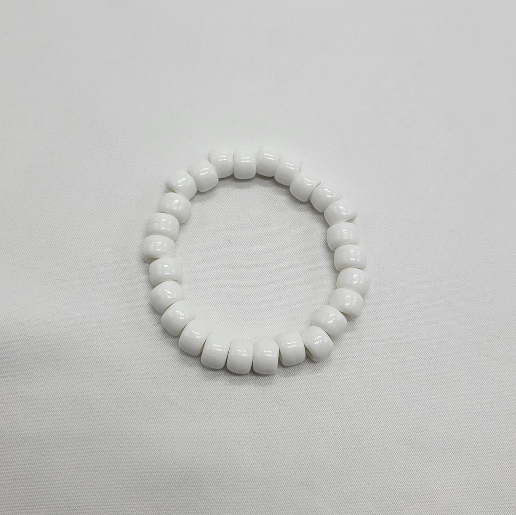 White Kandi Bracelet