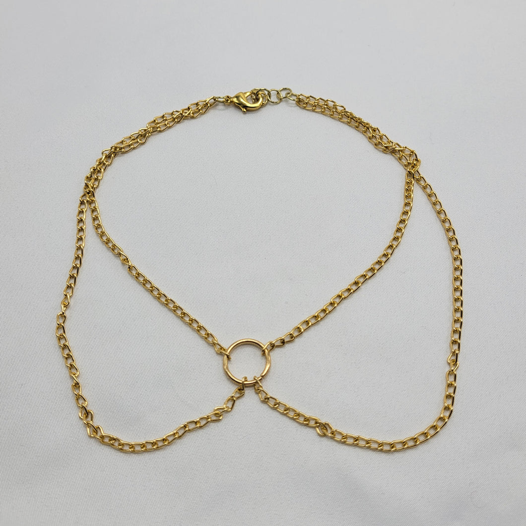 Gold Chain Choker Necklace