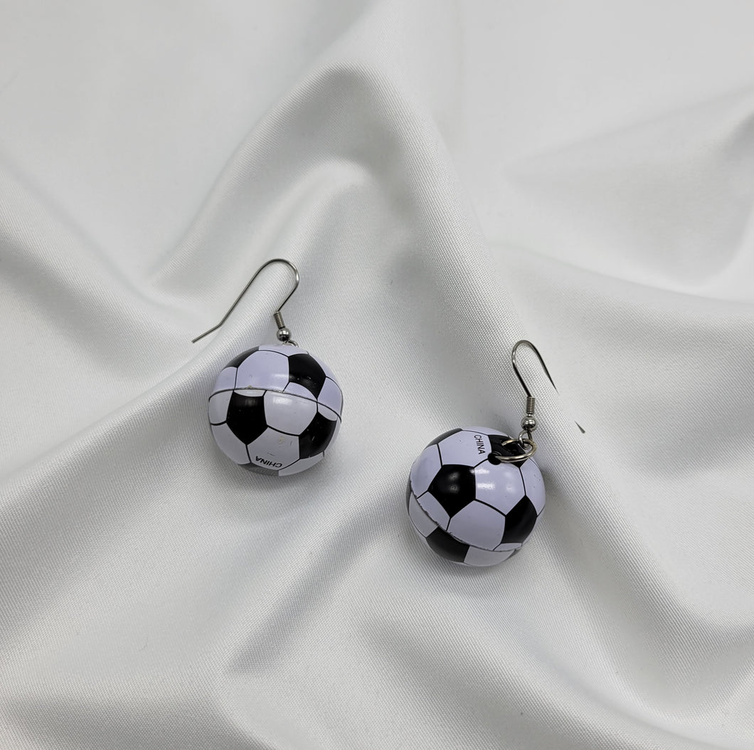 Soccer Ball Earrings