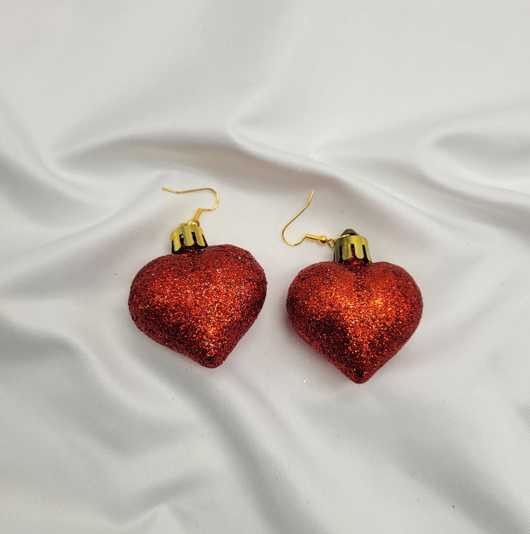 Red Heart Earrings