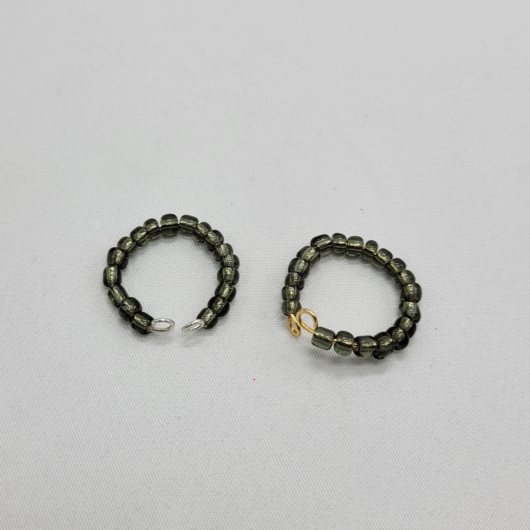 Dark Grey Adjustable Ring